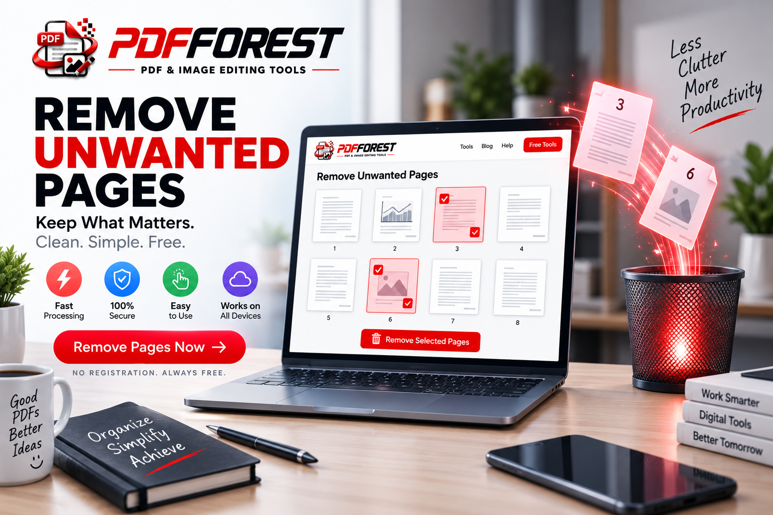 How to Remove Pages from PDF Online Free